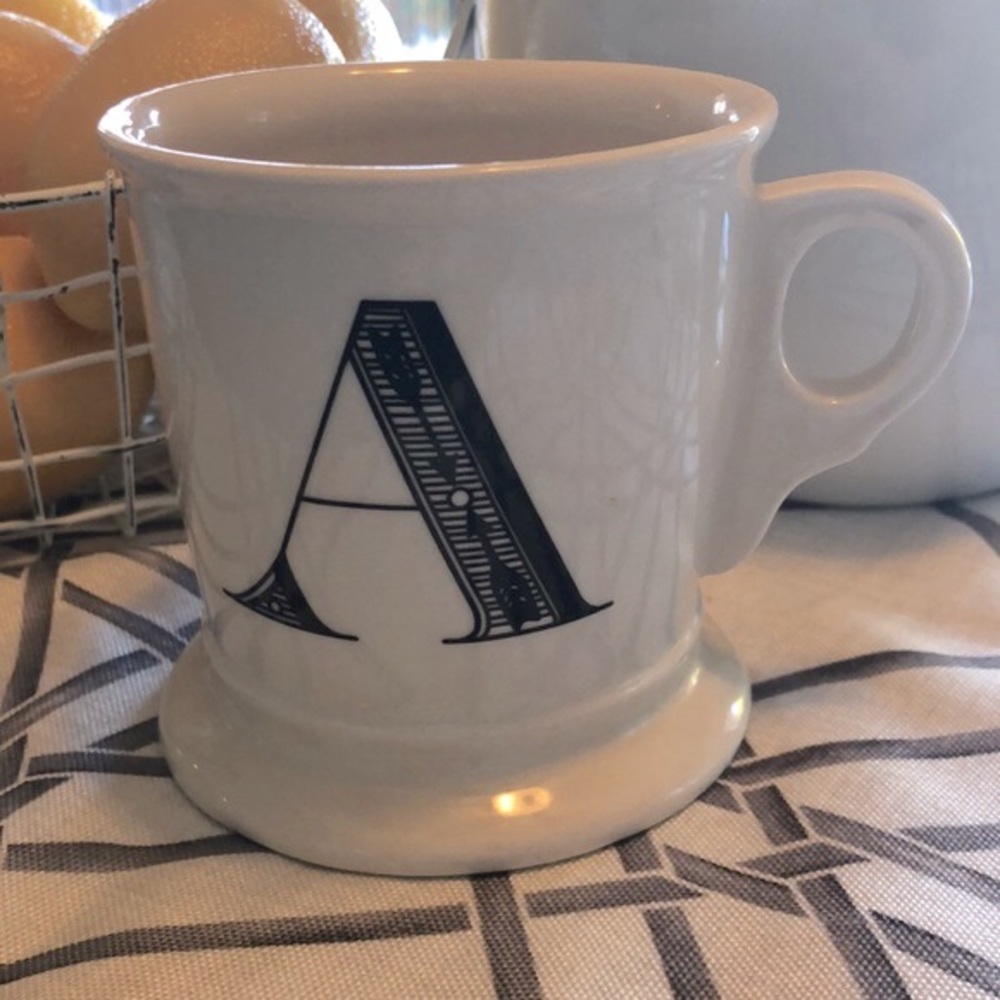 Anthropologie Monogram “A” Mug